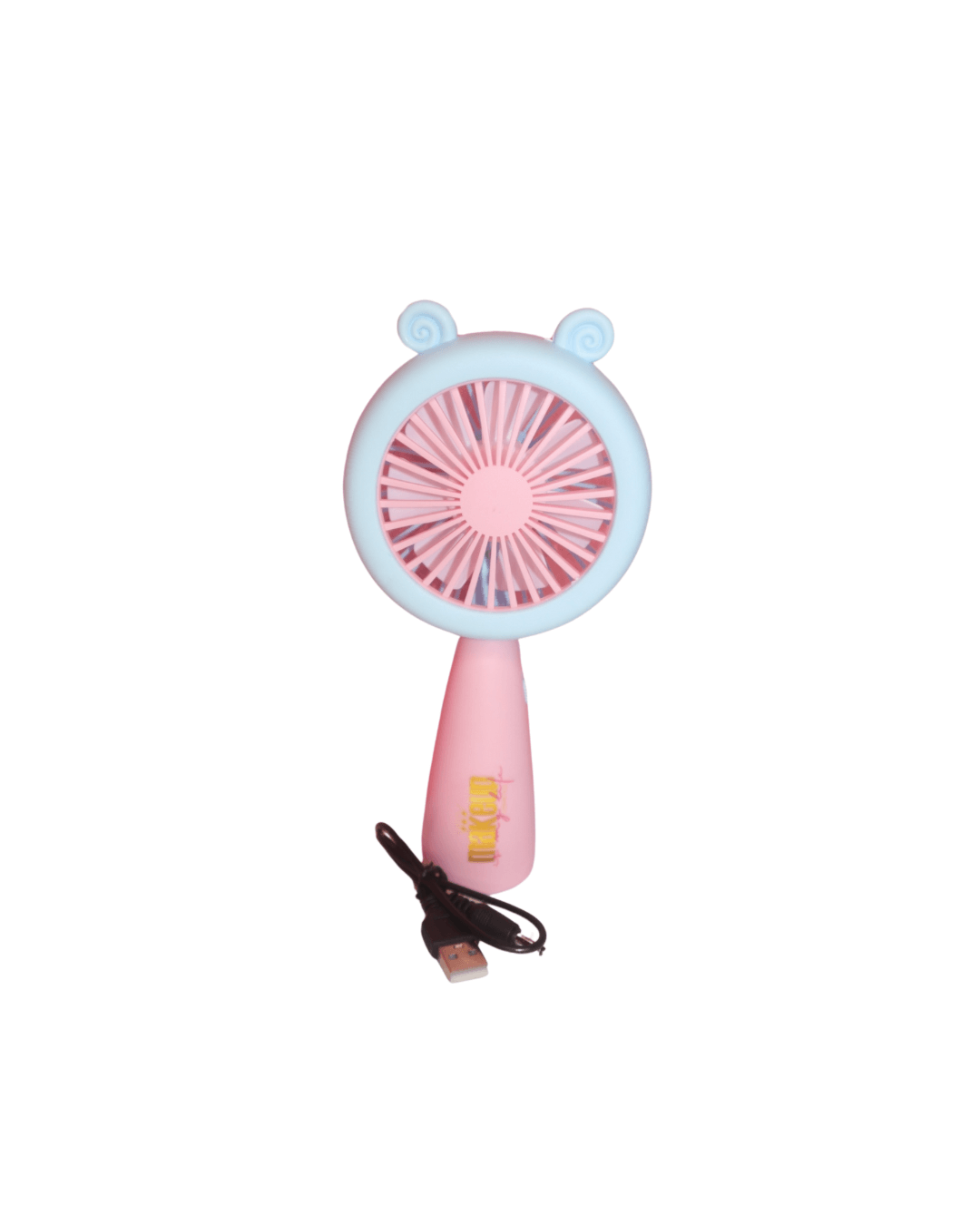 Makeup fan with led light