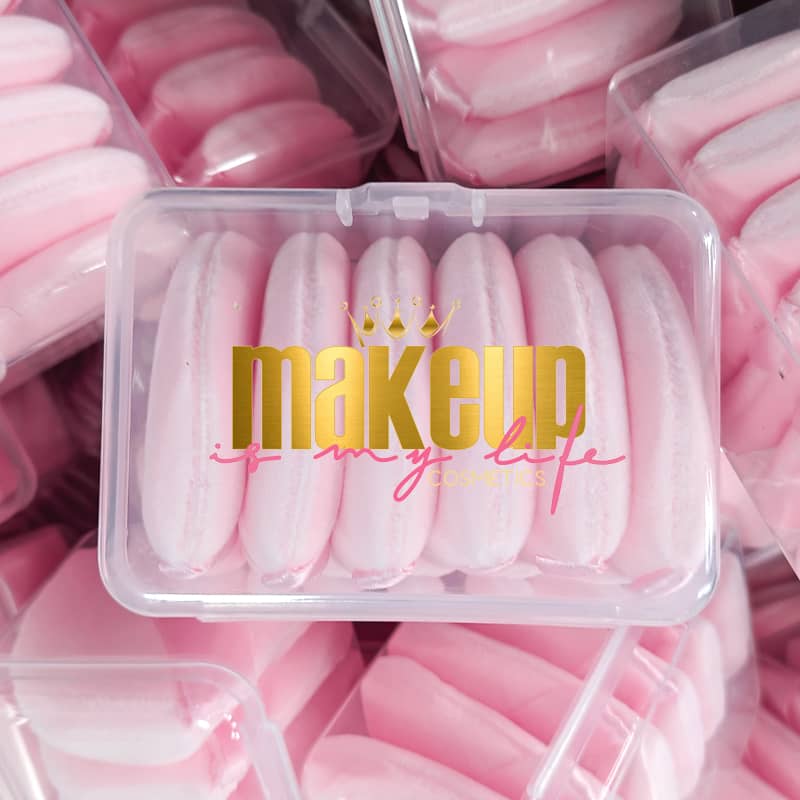 Pink Setting Puff Set 6
