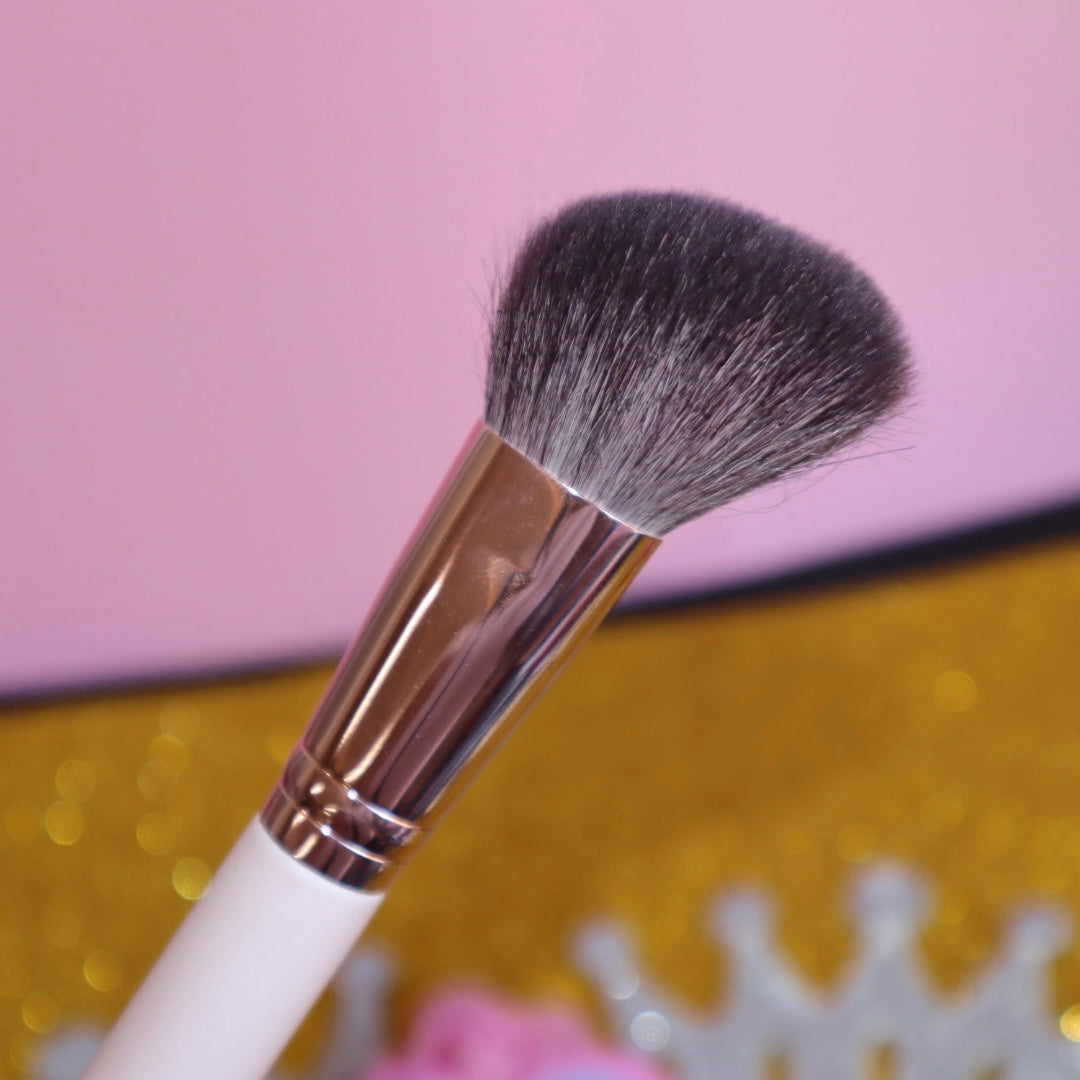 Pink Angle Powder Brush