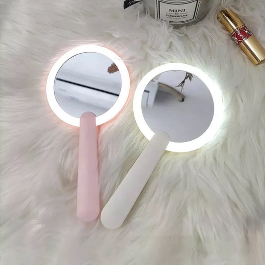 Pink Led Mirror