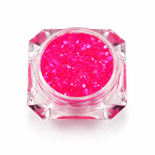 Neon-Pink Passion Cosmetic Glitter