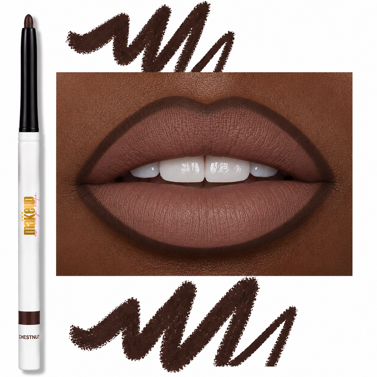 Retractable Lip Liners Chestnut
