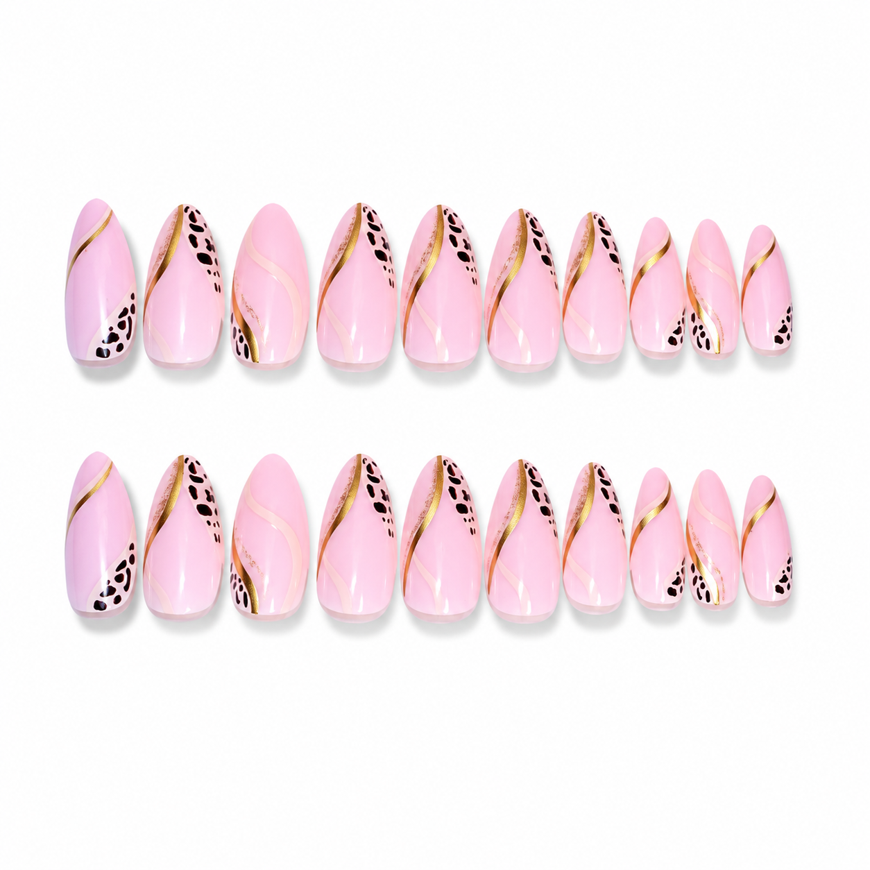 Zebra Print Press On Nails