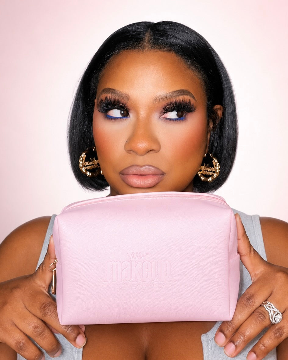 Pink Travel Makeup bag