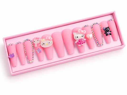 Hello Kitty Press Ons