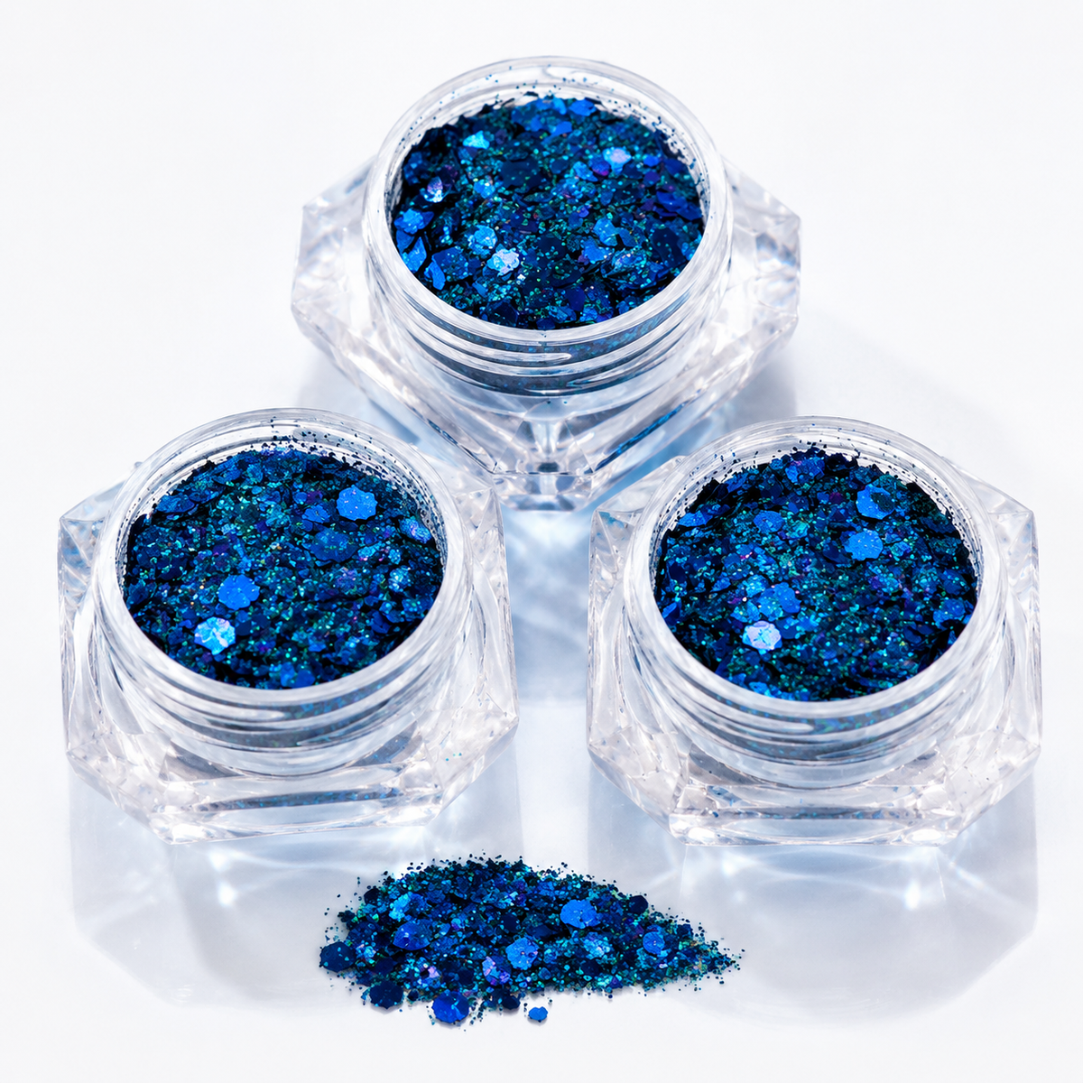 Deep Blue Chunky Glitter