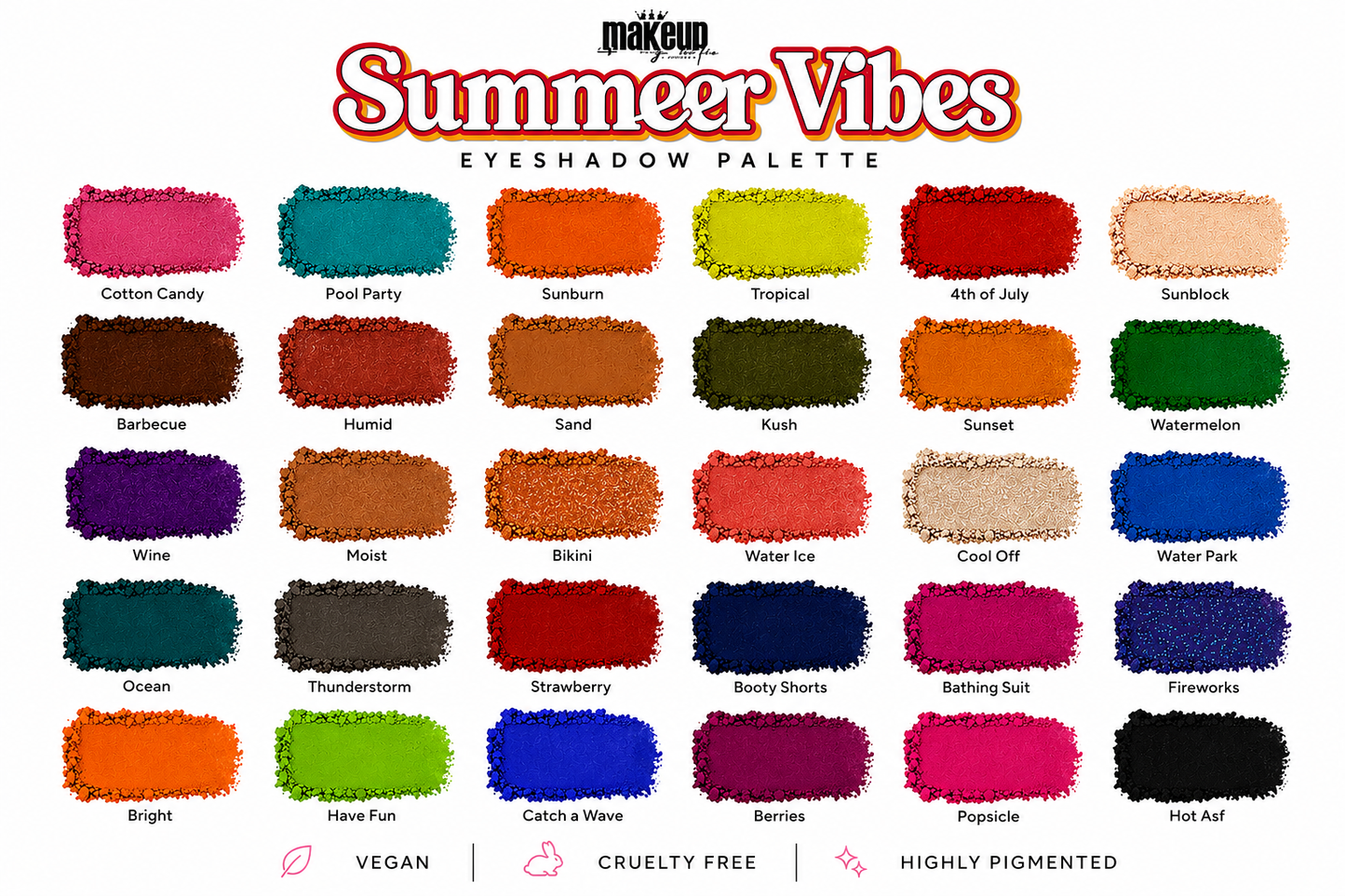Summer Vibes Eyeshadow Palette