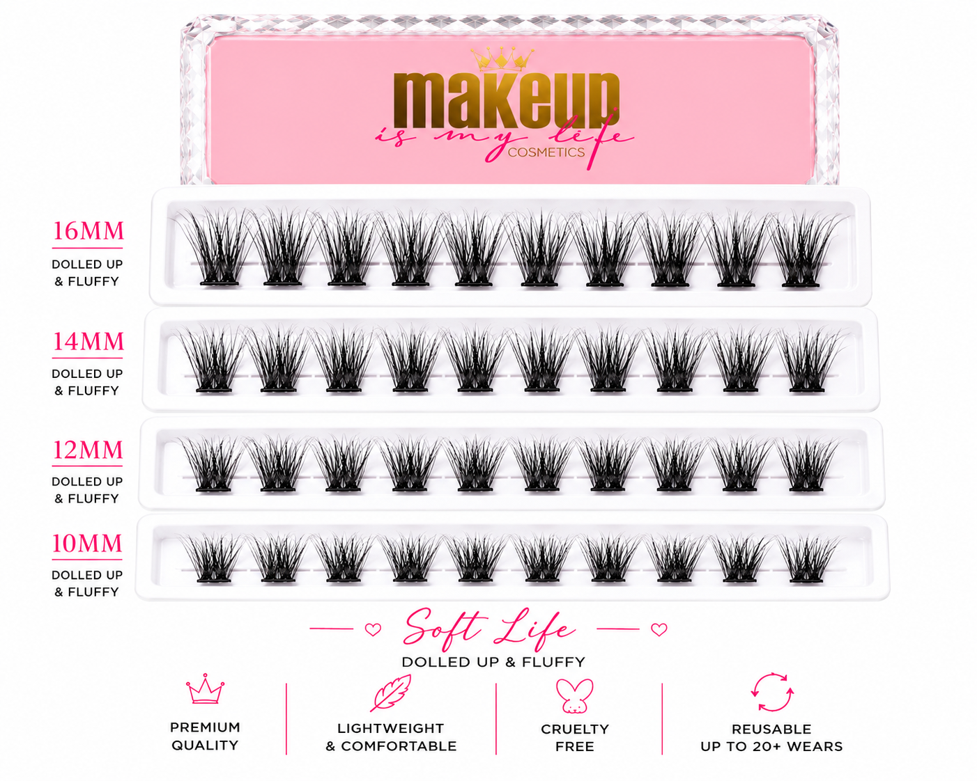 Luxury Lash Clusters / Soft Life