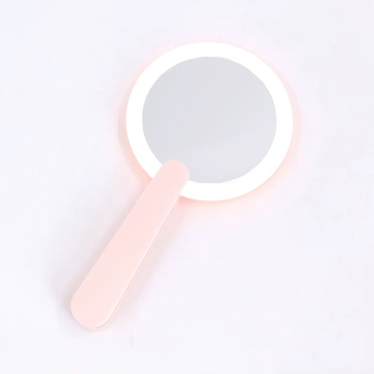 Pink Led Mirror