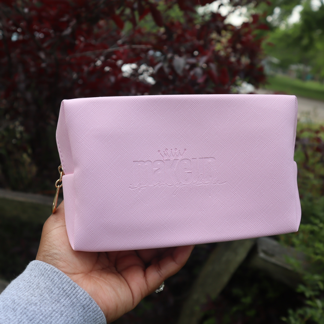 Pink Travel Makeup bag