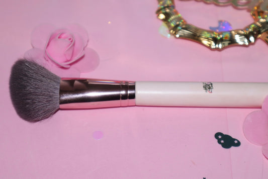 Pink Angle Powder Brush