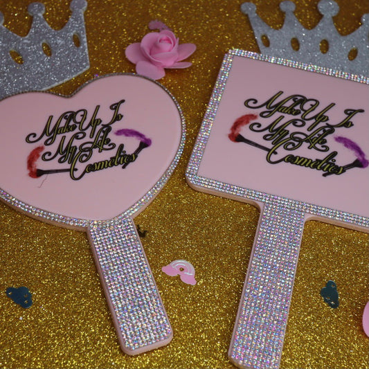 Bling Bling Hand Mirrors